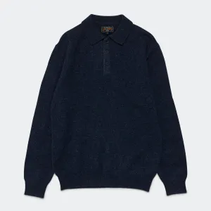 9G Knit Polo - Navy