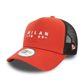 AC Milan Seasonal Wordmark Copper 9FORTY E-Frame Adjustable Trucker Cap