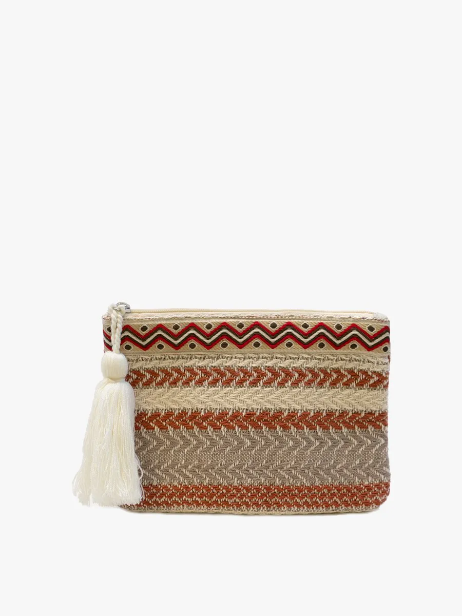 Adalaide Printed Cotton Pouch