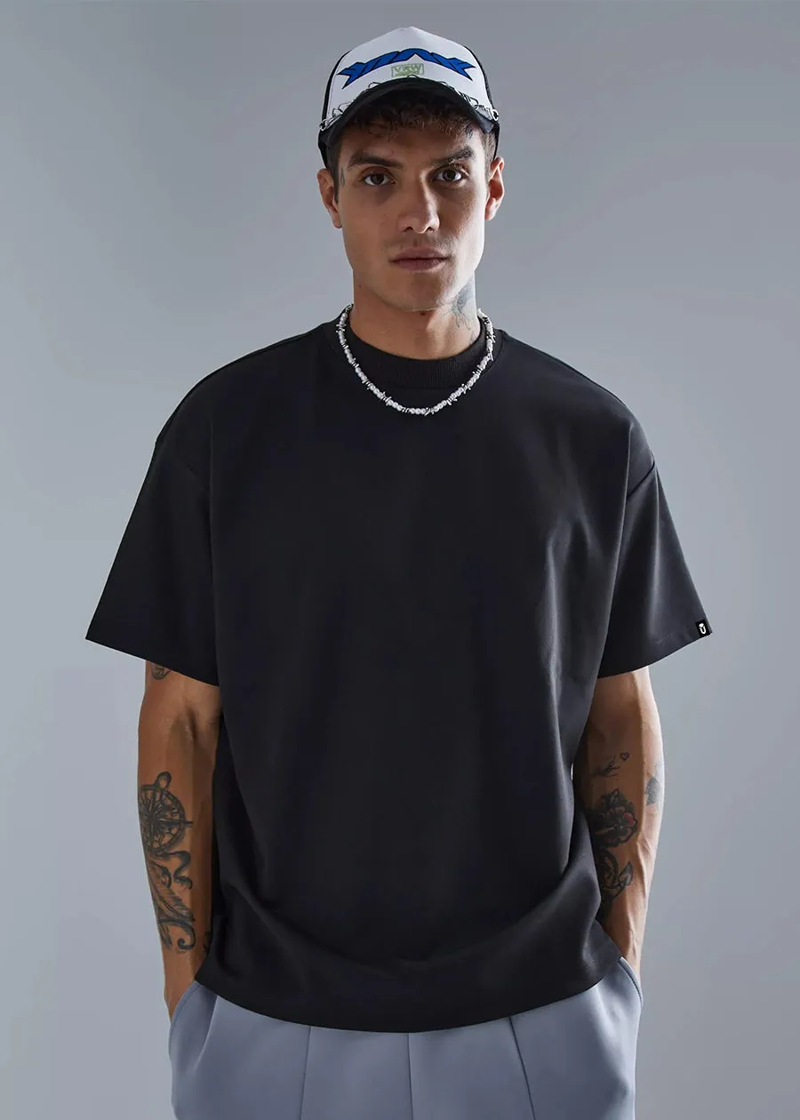 Adventure Men Oversized T-Shirt - Black