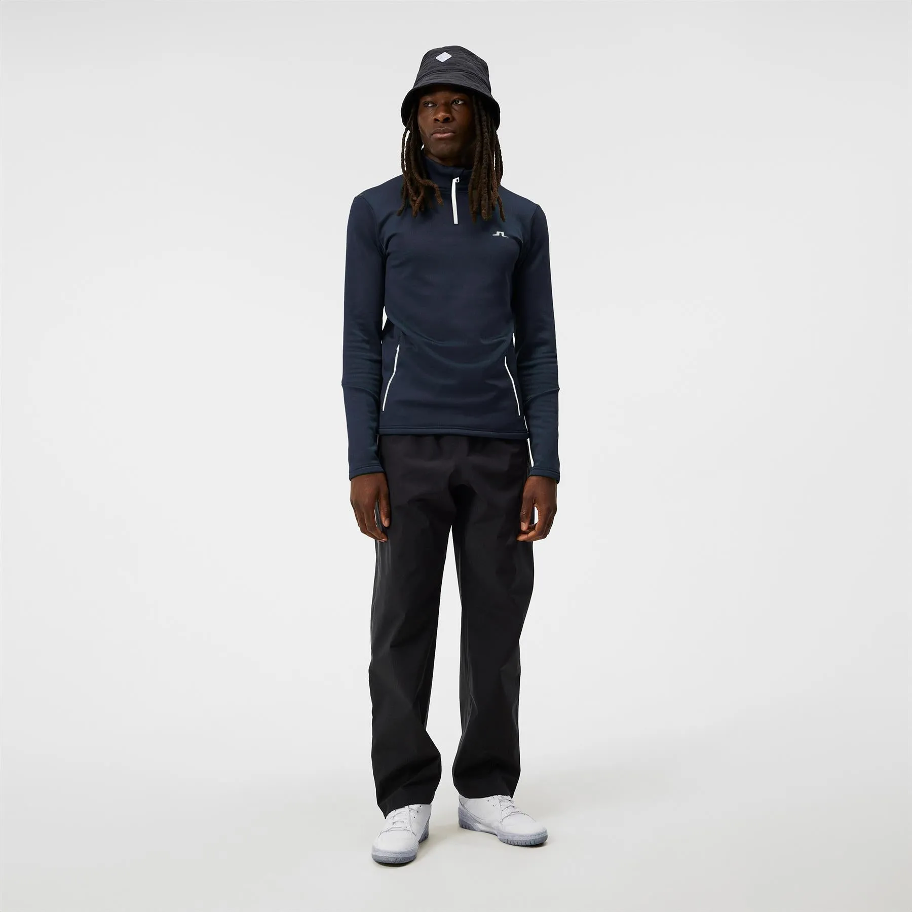 Aerial Quarter Zip Mid Layer JL Navy - AW23