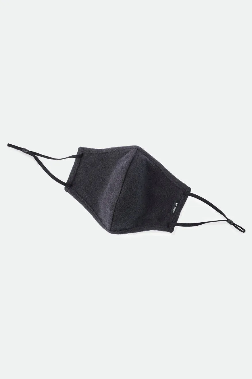 Arctic Fleece Face Mask - Black