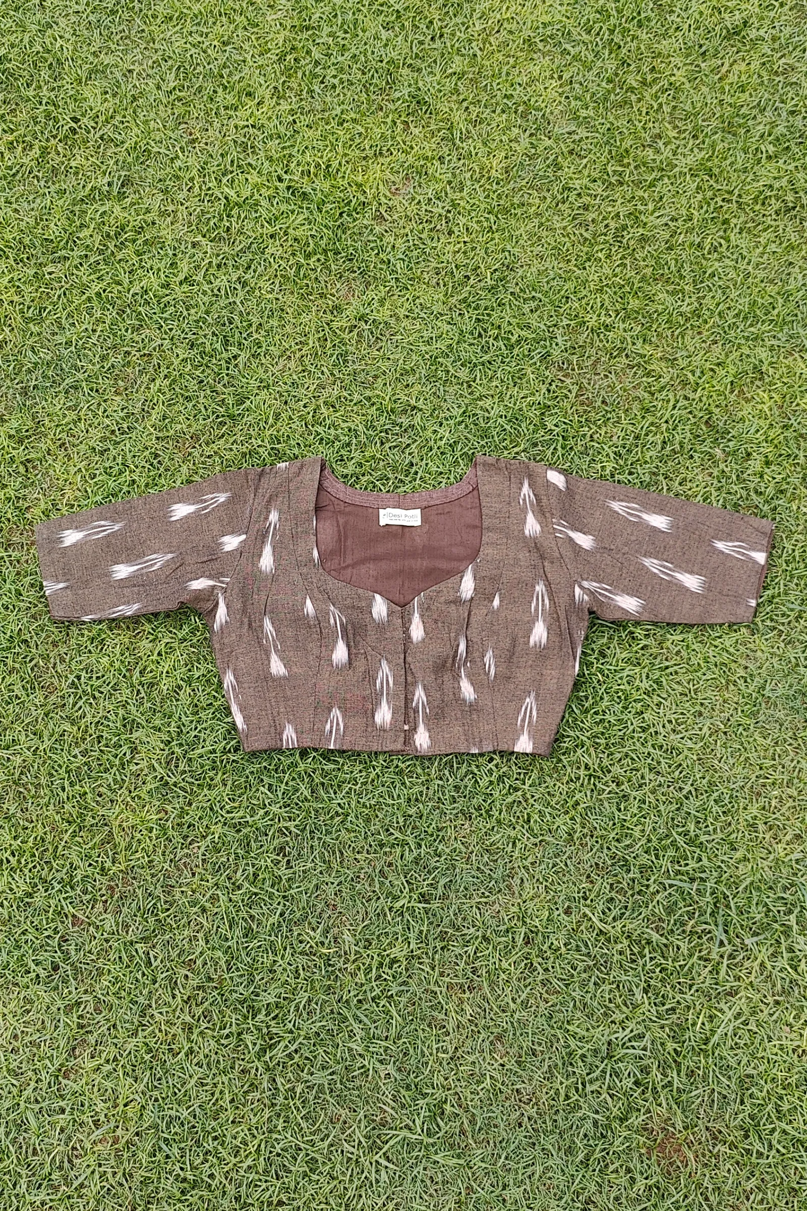 Arrow Cotton Ikkat Blouse