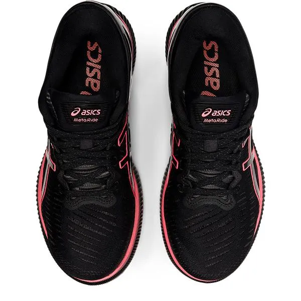 Asics Metaride Women Black Blazing Coral     