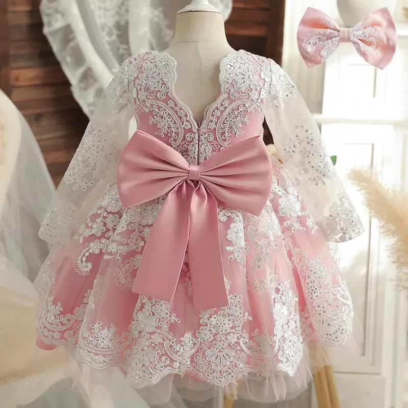 Baby Girl 1 Year Christening Birthday Dress