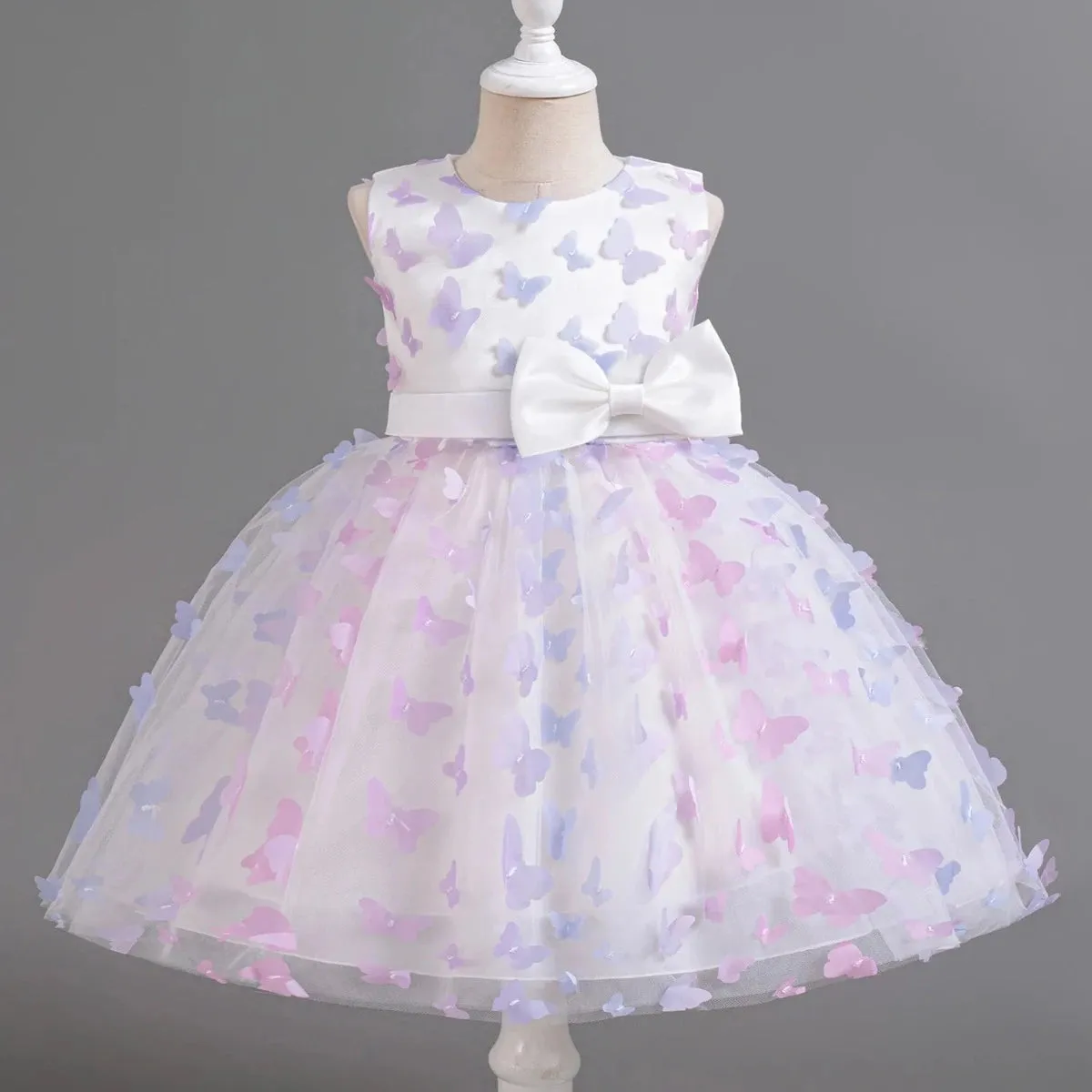 Baby Girl Sleeveless Sequin Princess Dress