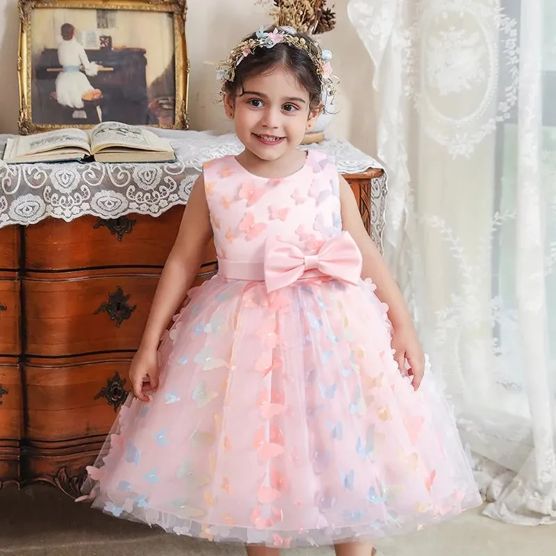 Baby Girl Sleeveless Sequin Princess Dress