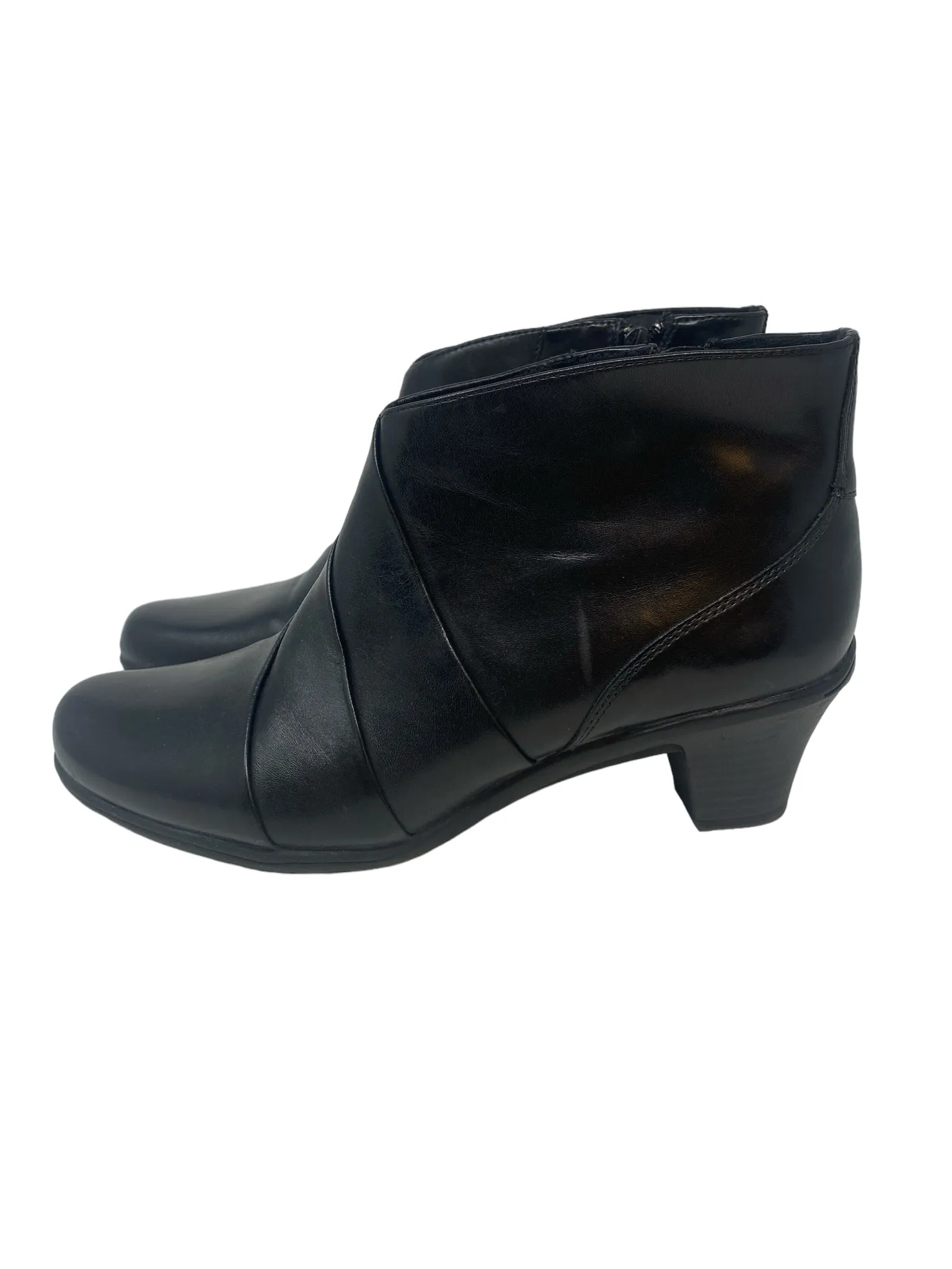 Bass Women Size 10 Black Booties