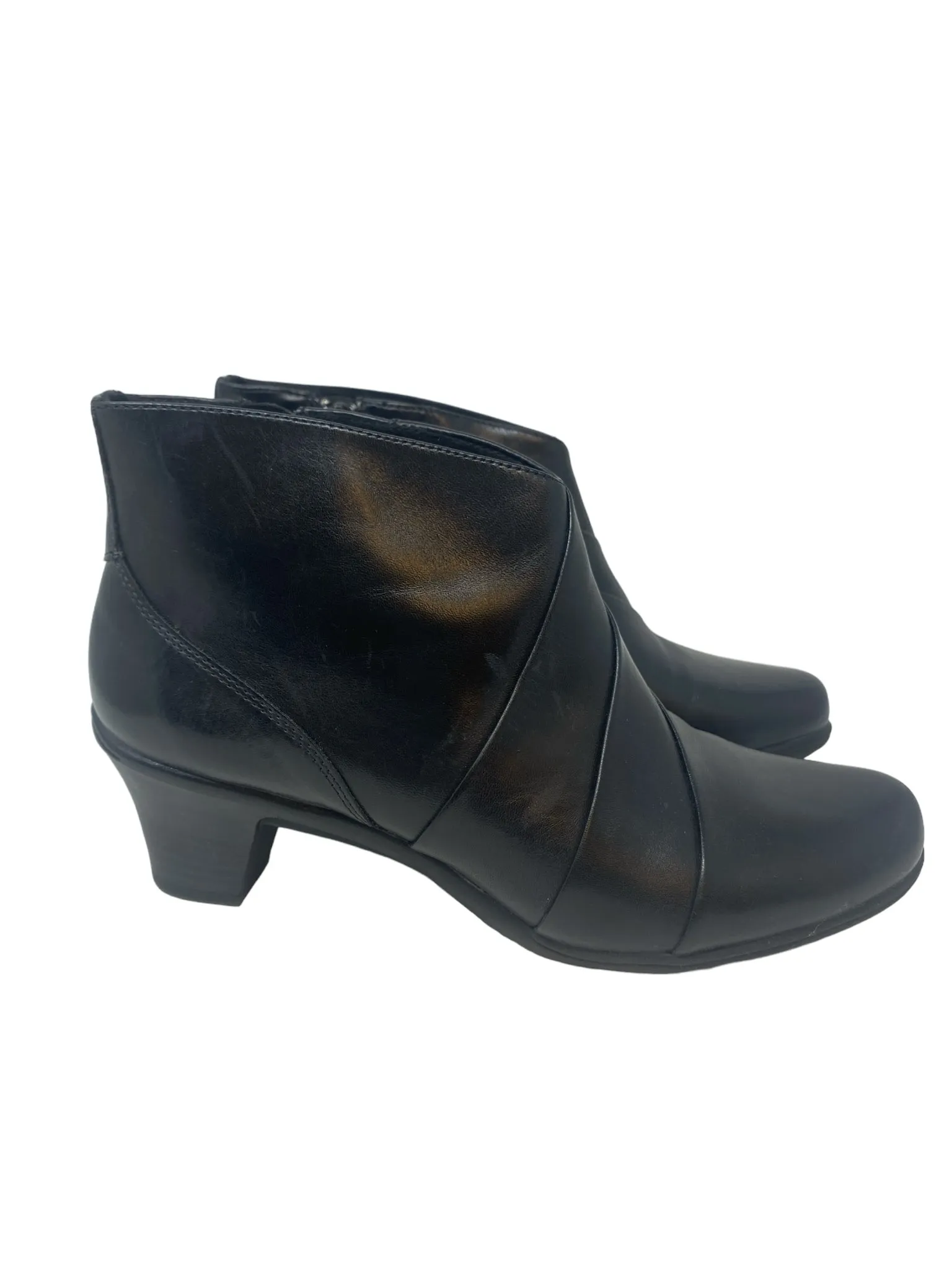 Bass Women Size 10 Black Booties