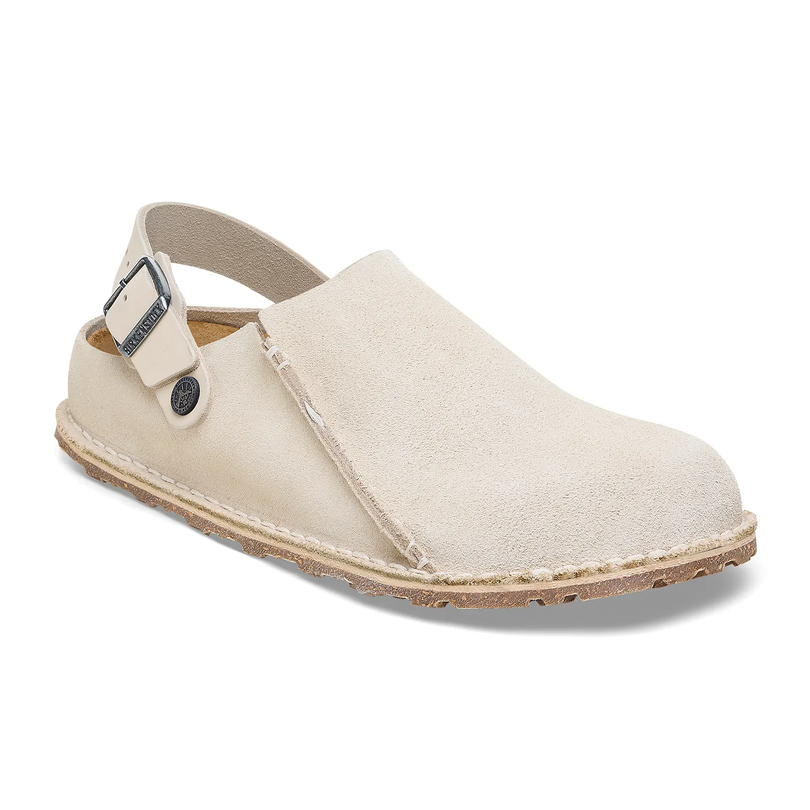 Birkenstock Lutry (Women) - Eggshell Suede