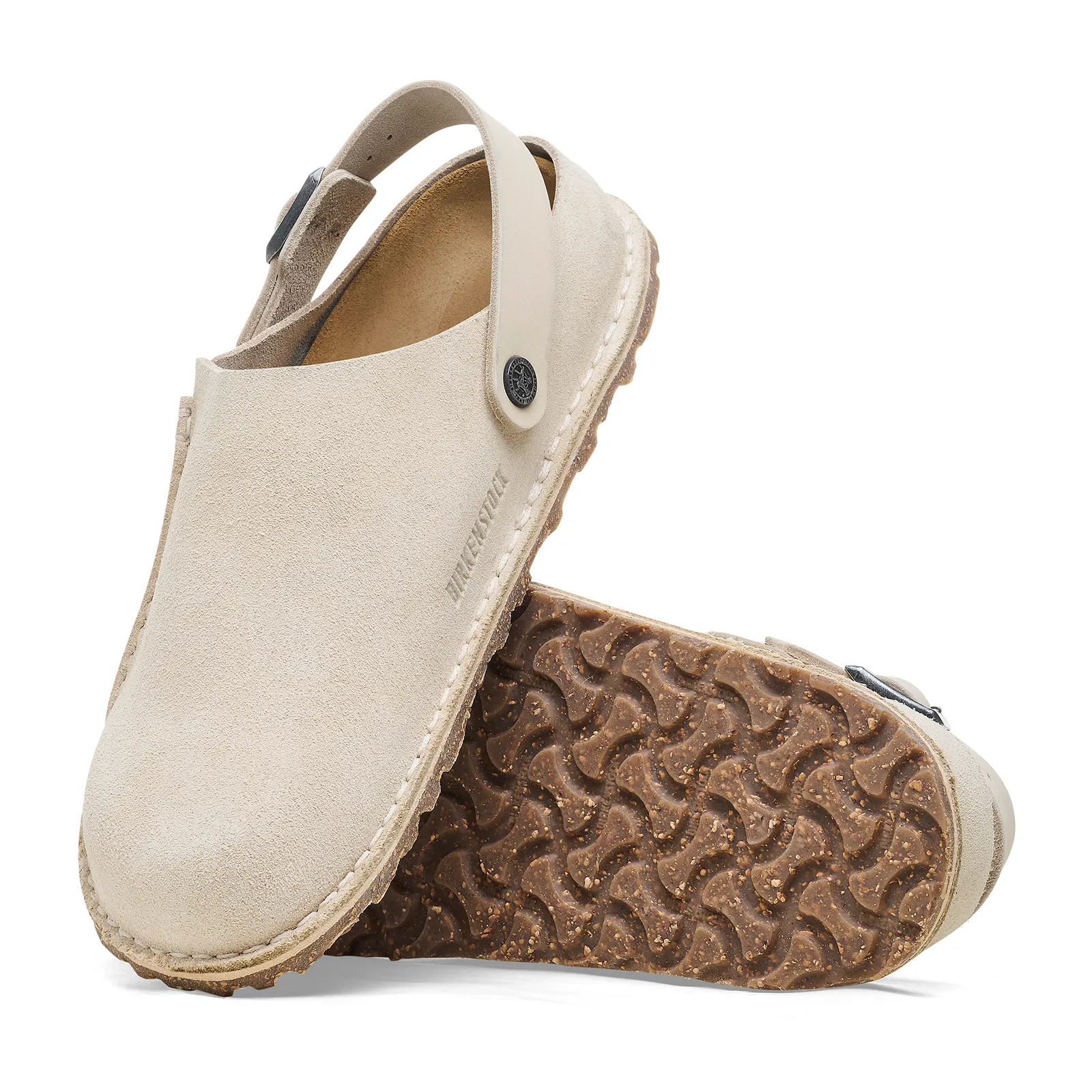 Birkenstock Lutry (Women) - Eggshell Suede