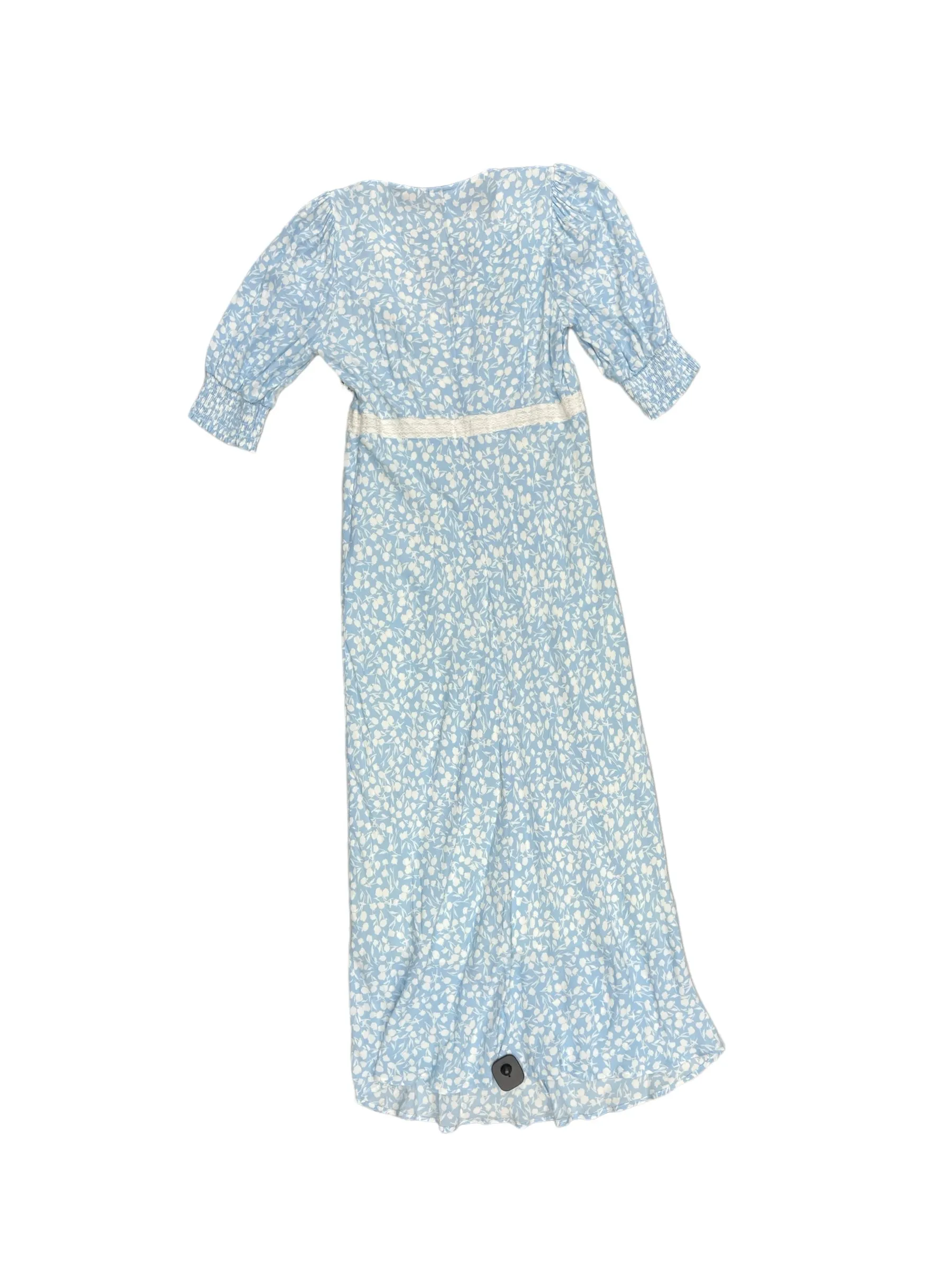 Blue & White Dress Casual Maxi Rixo