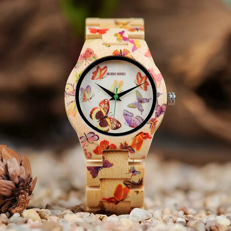 BOBO BIRD Ladies Wood Watch Women