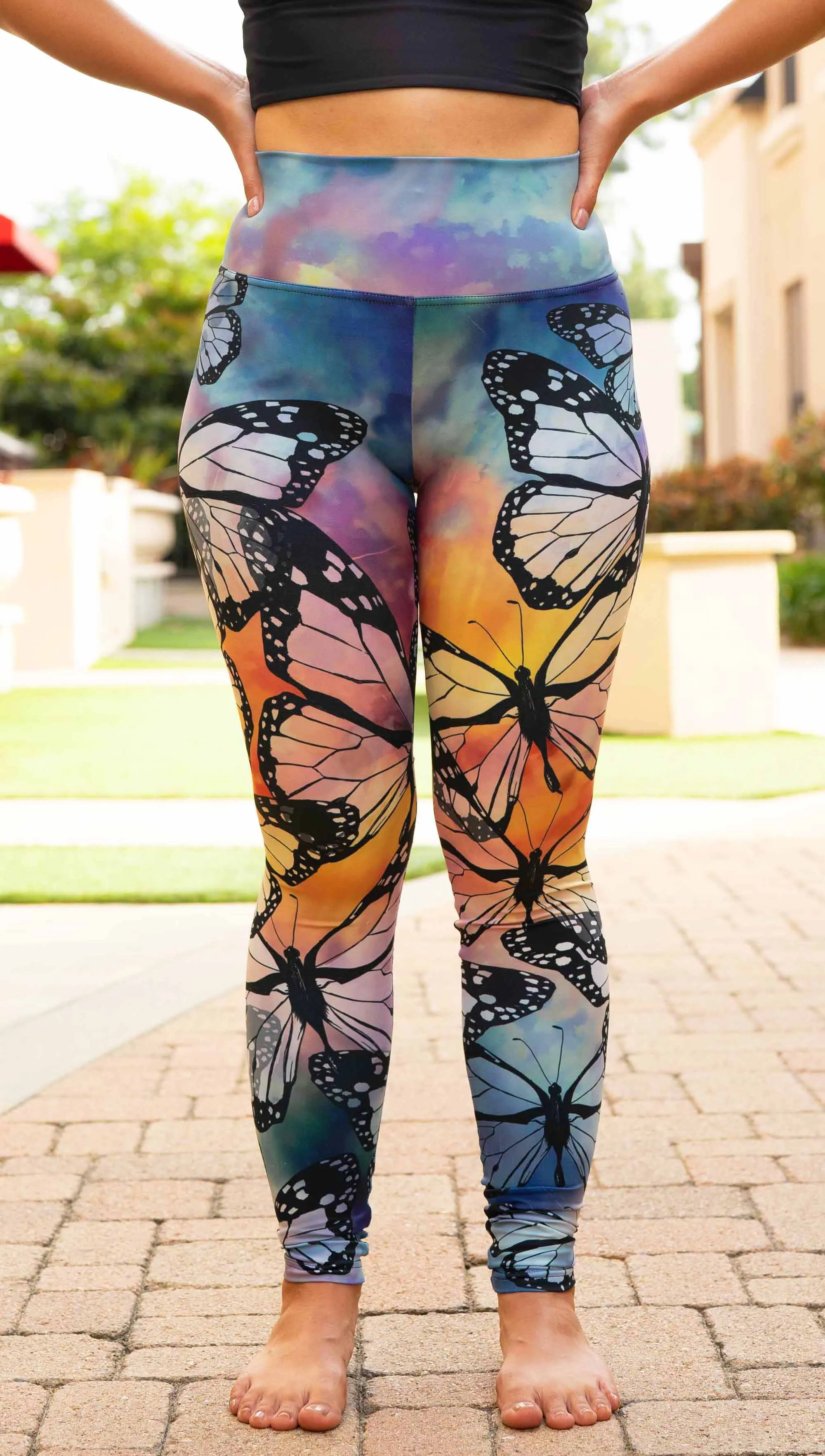 Butterflies - Athleisure Leggings