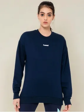 Casoi Womens Stylish Navy Blue Sweatshirt