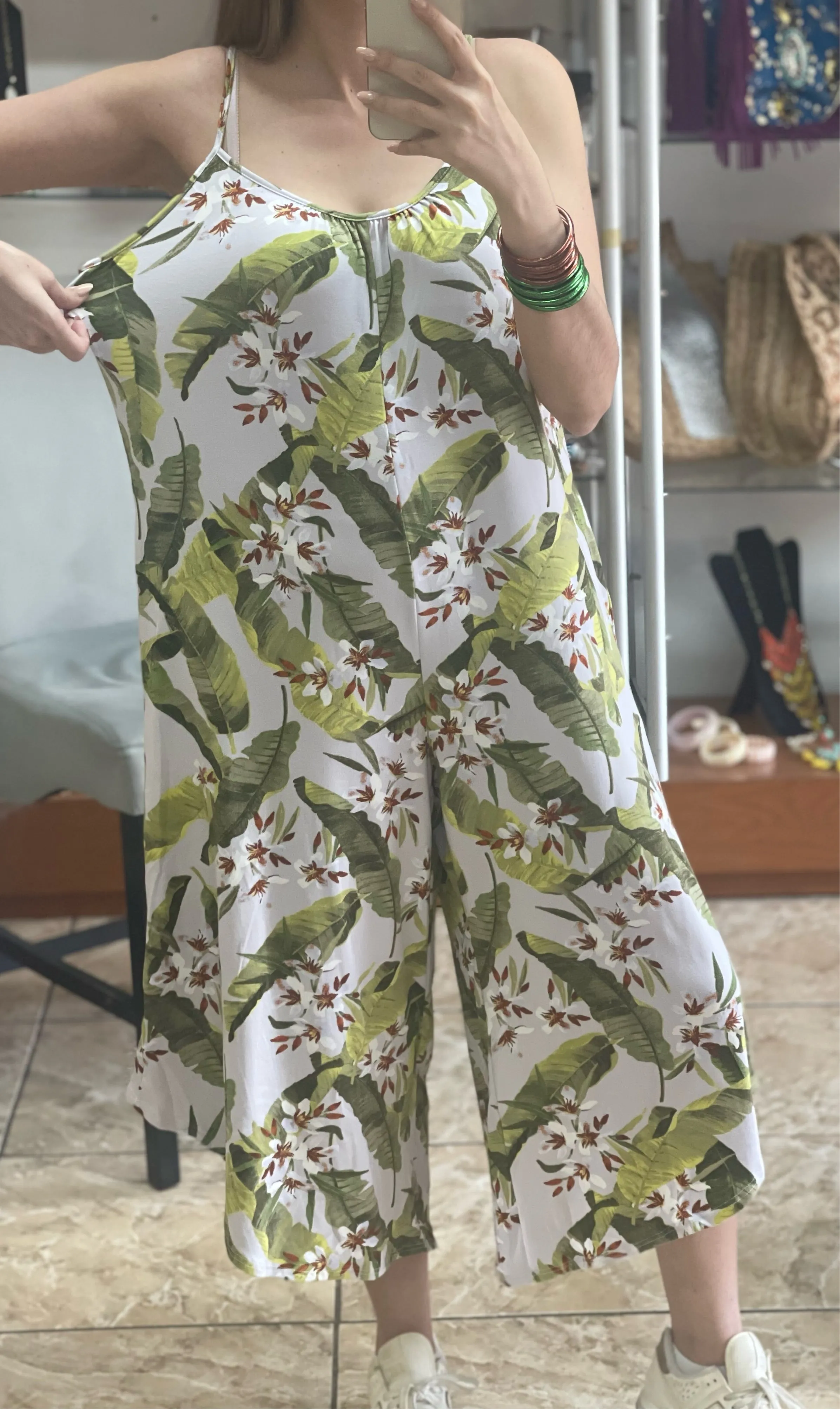 Casual Floral Jumpsuit