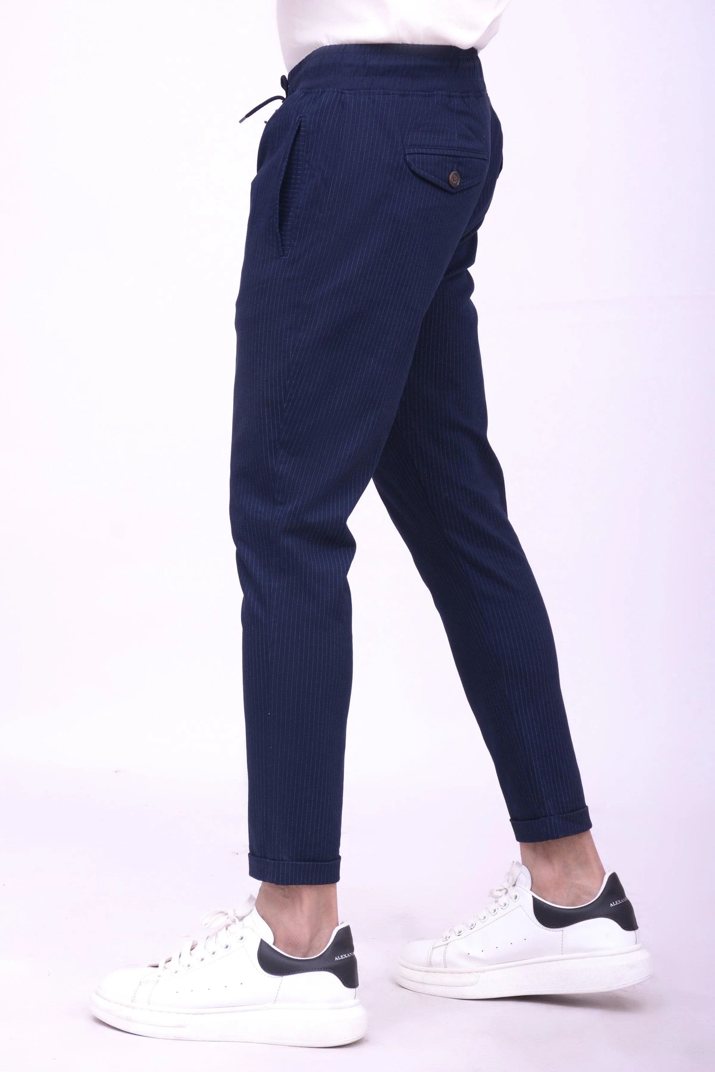 CASUAL JOGGER TROUSER NAVY