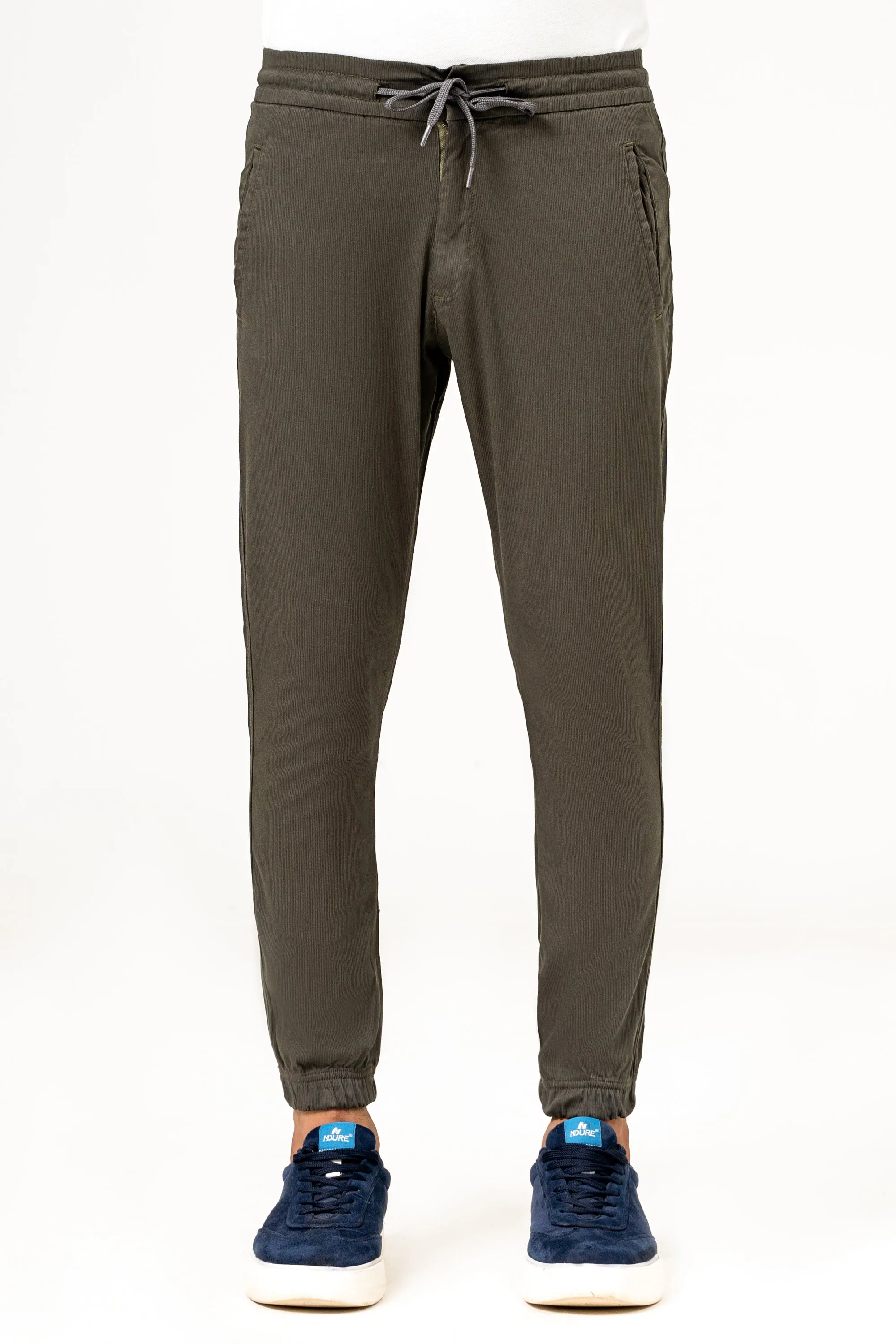 CASUAL JOGGER TROUSER  OLIVE