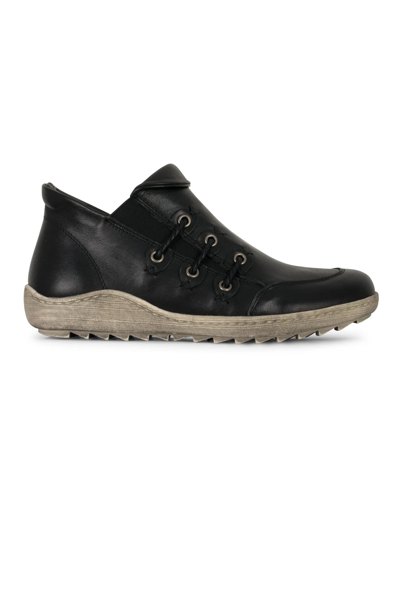 Casual Leather Shoe | BLACK | NIKKI WW