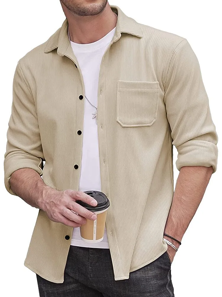 Casual Lightweight Corduroy Shirt (US Only)