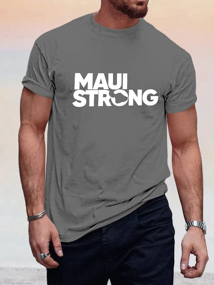 Casual Maui Print T-shirt