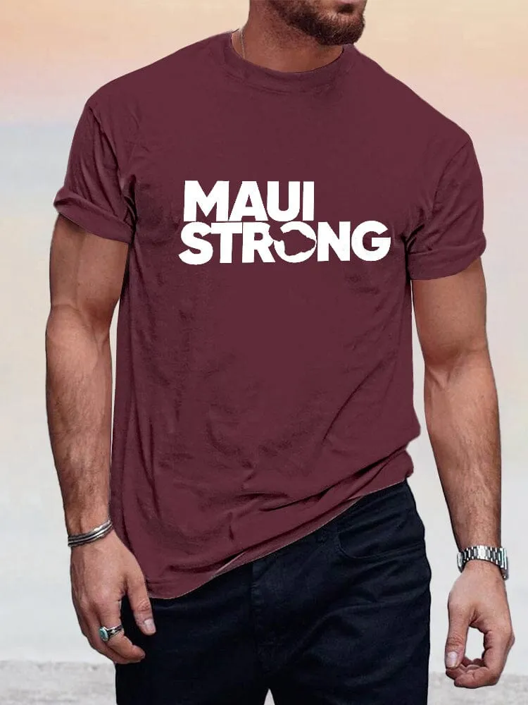 Casual Maui Print T-shirt