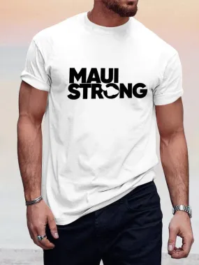 Casual Maui Print T-shirt