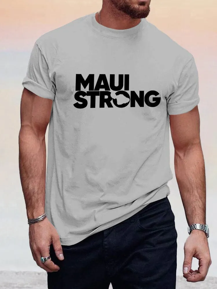 Casual Maui Print T-shirt