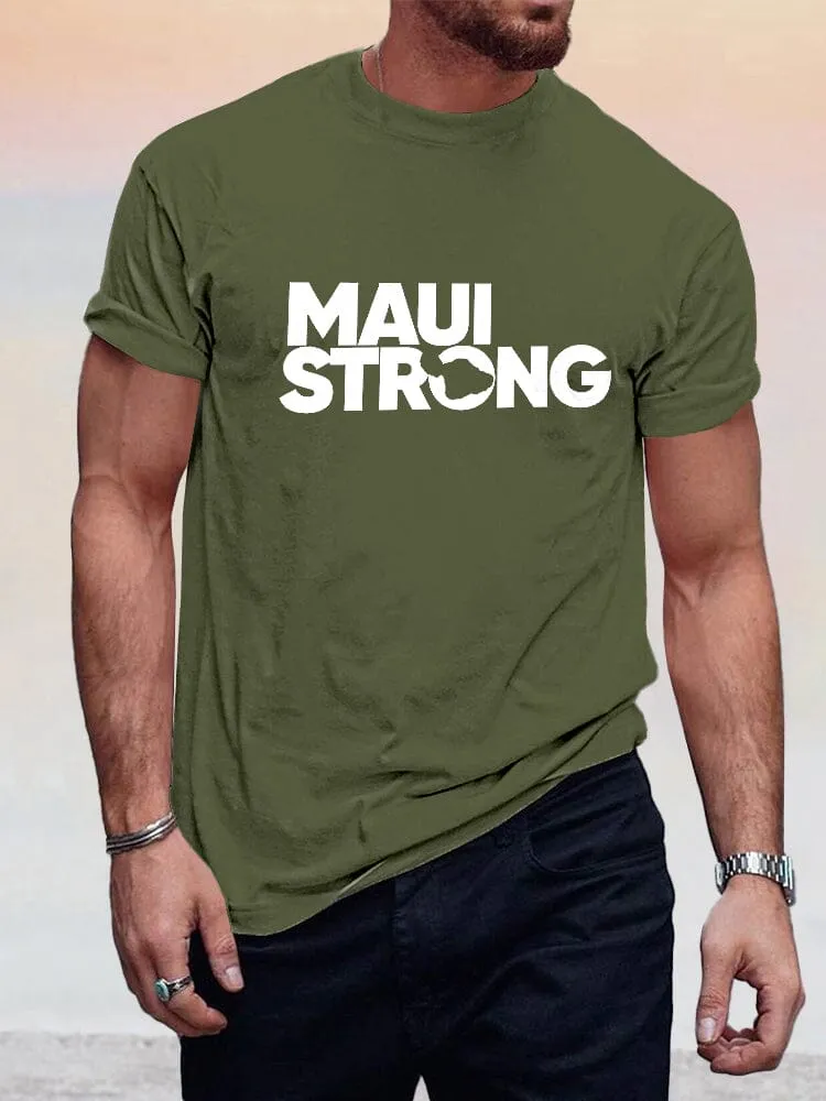 Casual Maui Print T-shirt