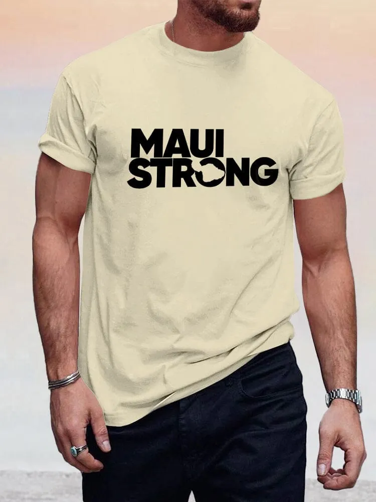 Casual Maui Print T-shirt