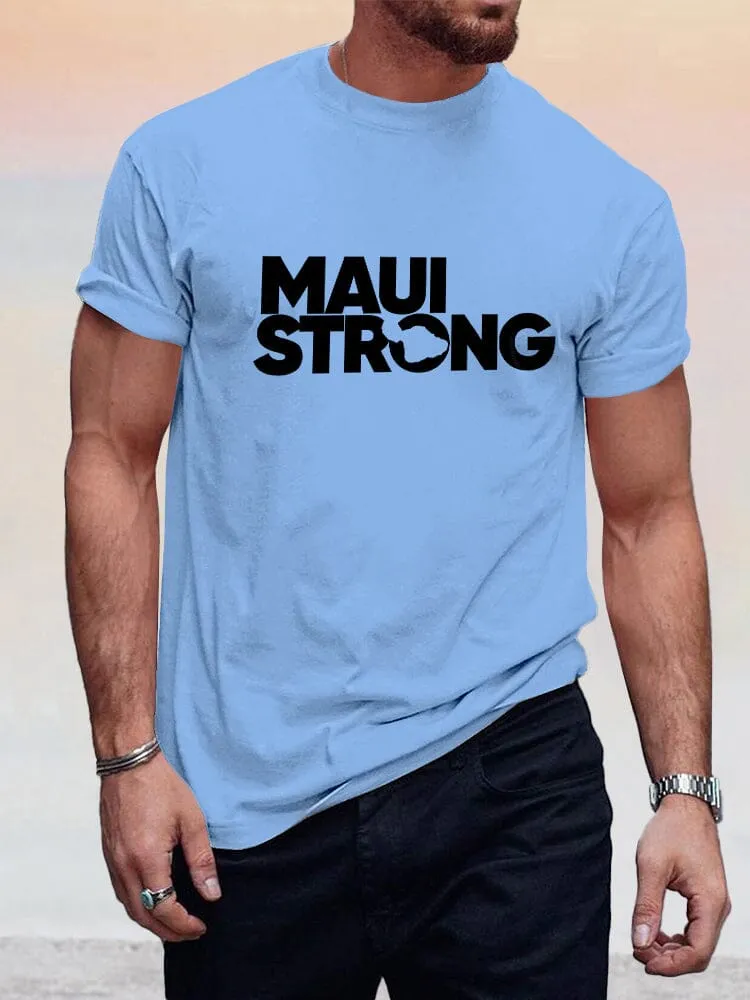 Casual Maui Print T-shirt