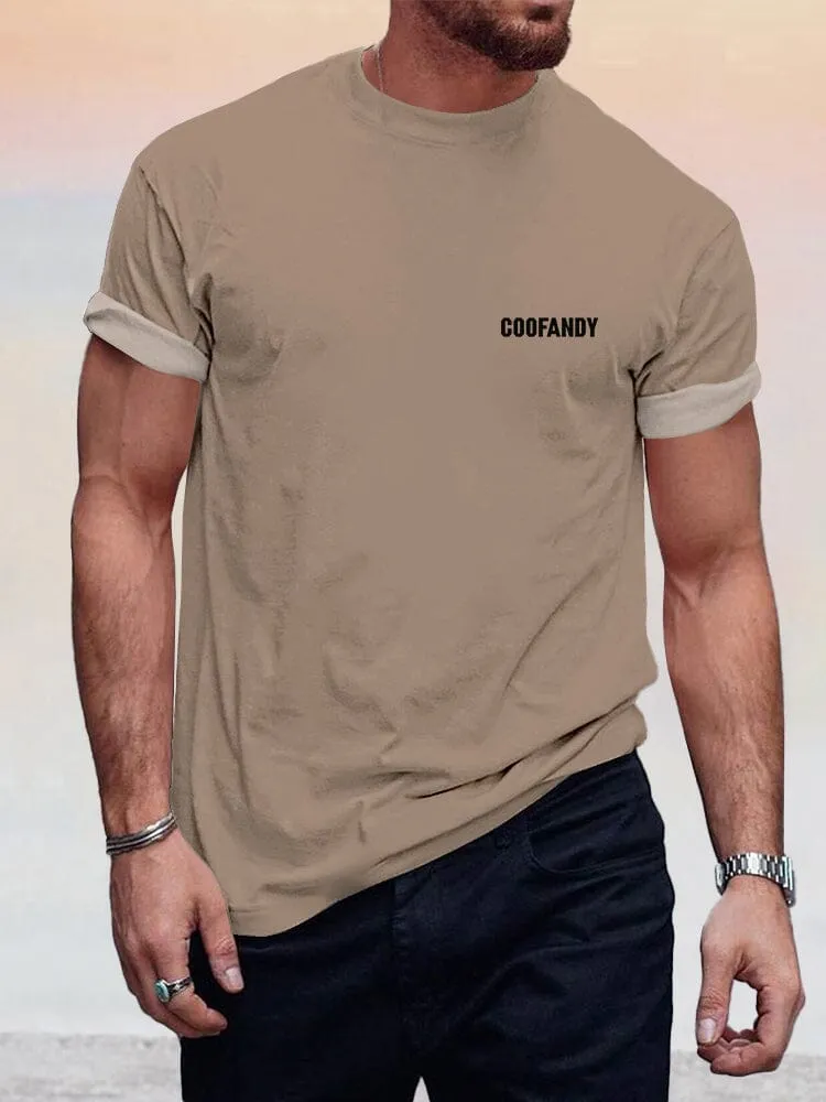 Casual Simple Logo T-shirt