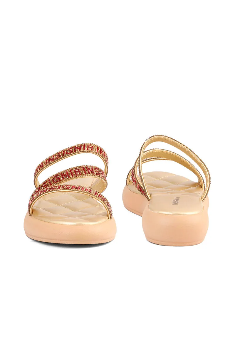 Casual Slip On I32884-Golden