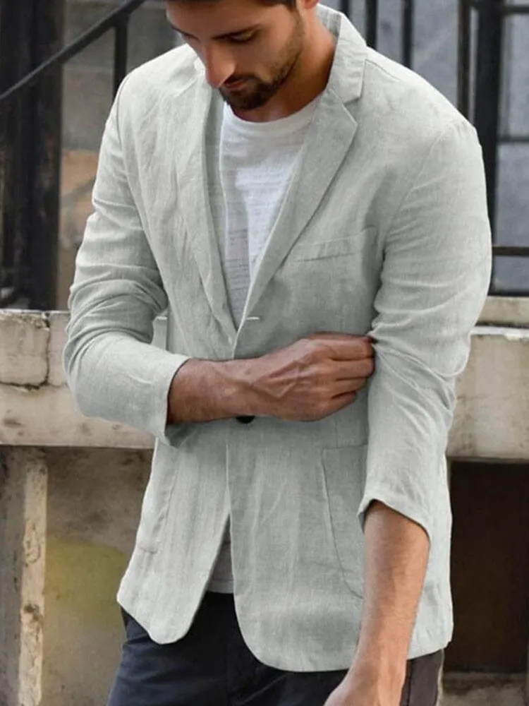 Casual Soft Cotton Blazer