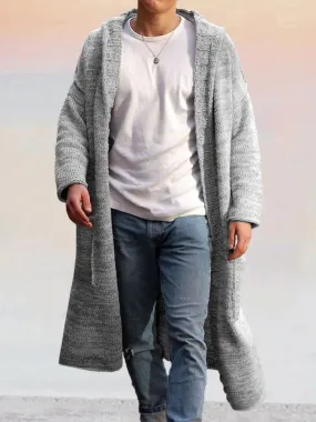 Casual Soft Hooded Cardigan