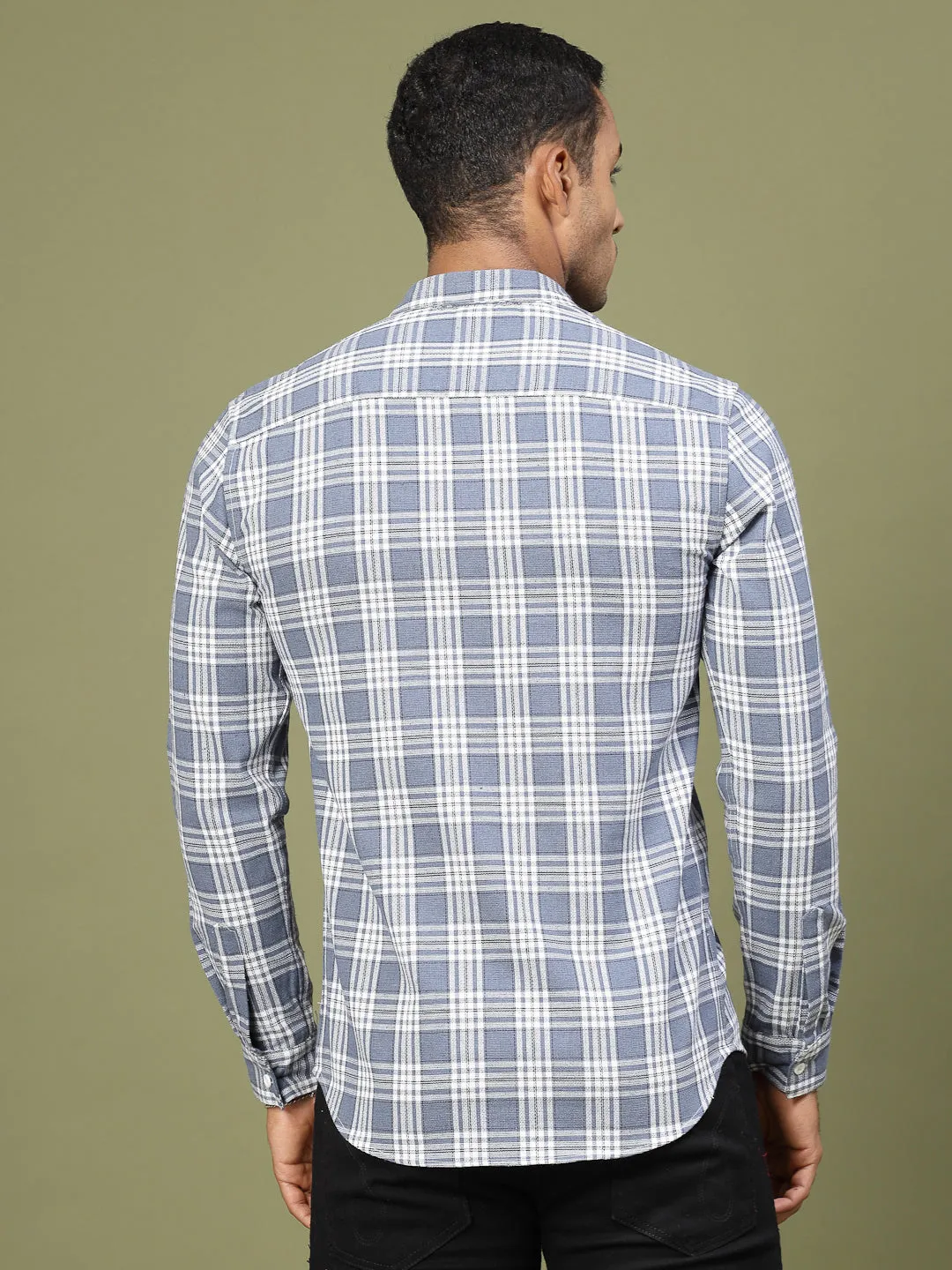 Checked Cotton Utility Shirt