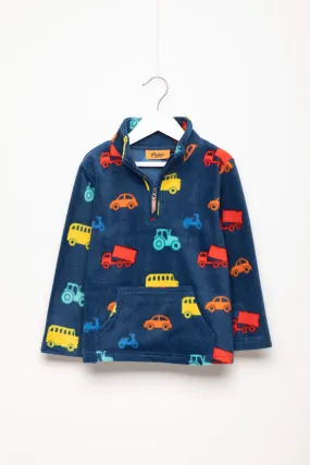 Cozy Childrens Overhead Fleece Hoodie - Frankie Design