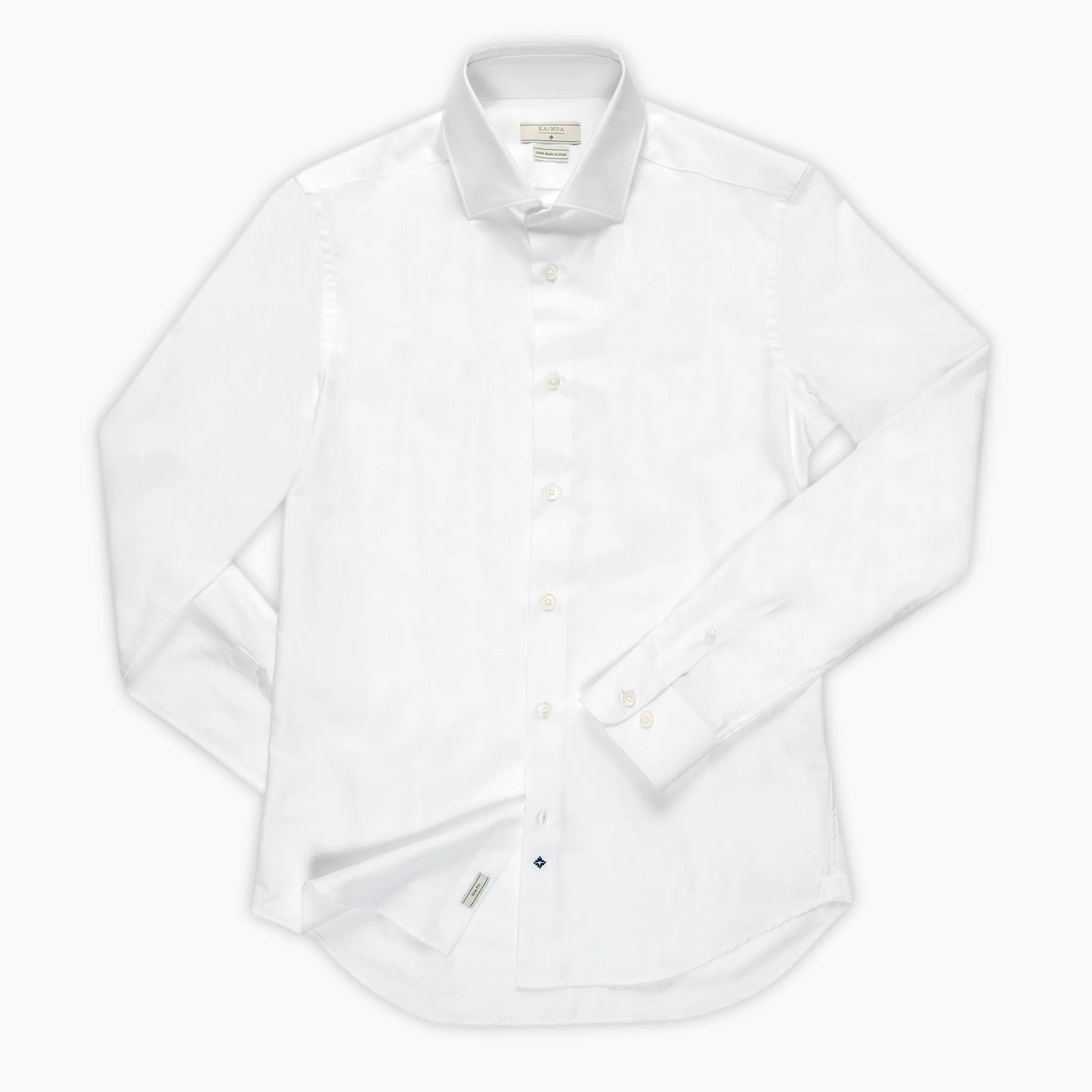 Clamenc shirt in Elegant Herringbone Cotton