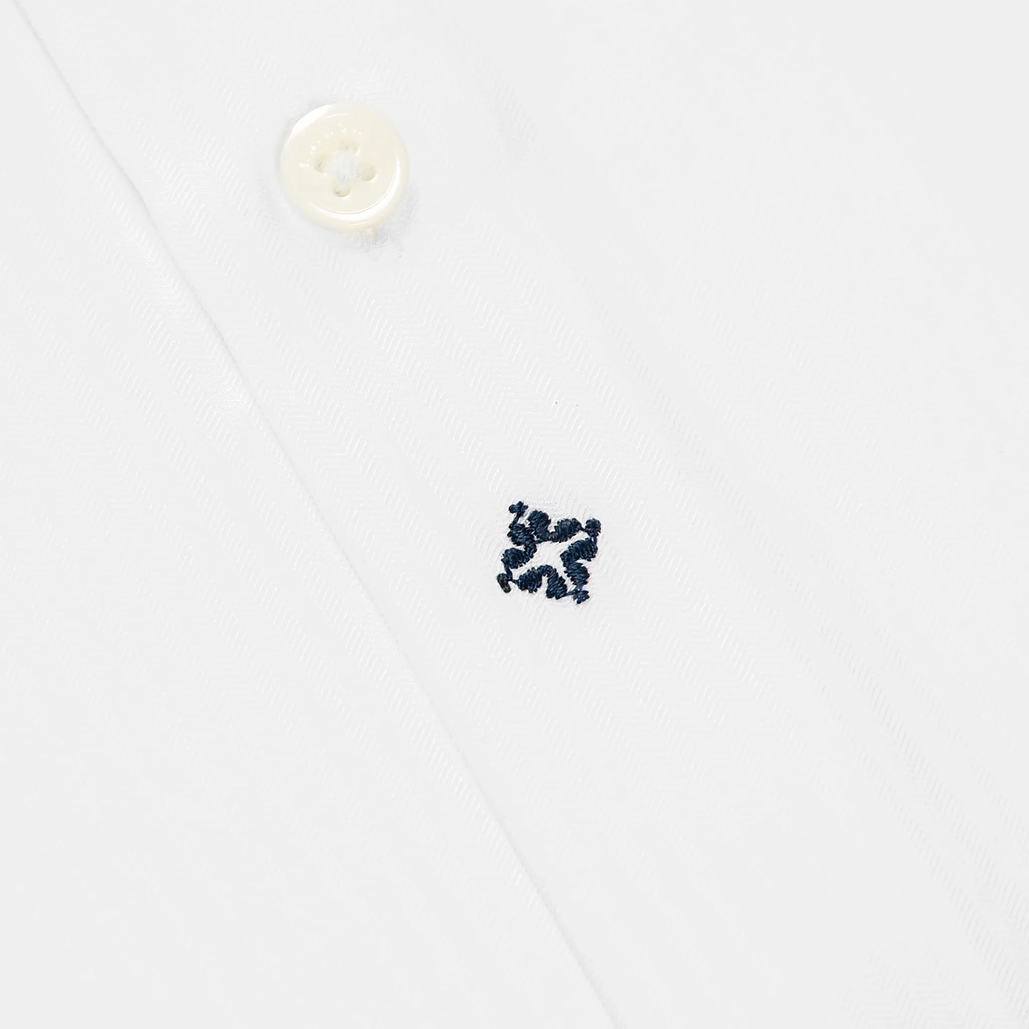 Clamenc shirt in Elegant Herringbone Cotton