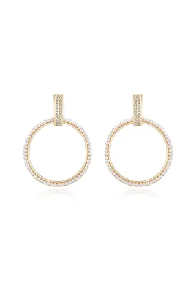 Classic Crystal Round Earrings