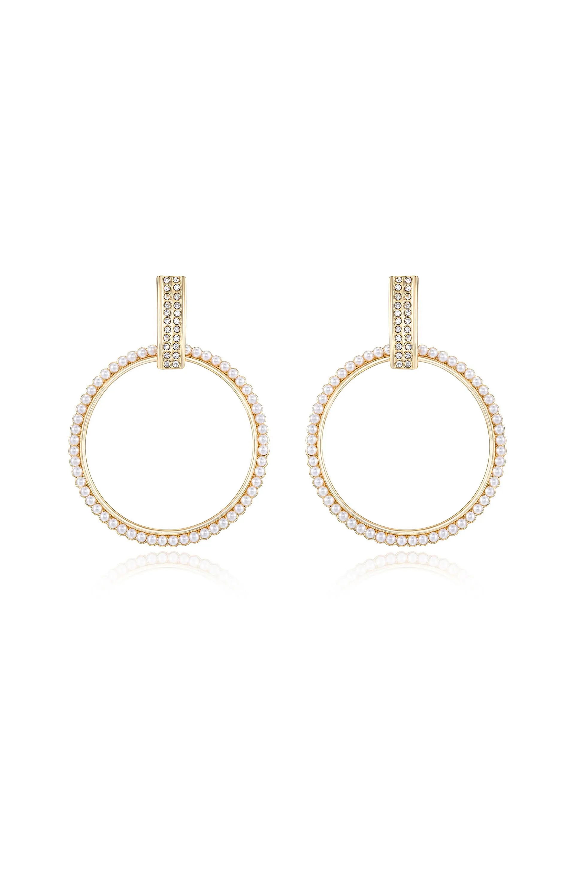 Classic Crystal Round Earrings