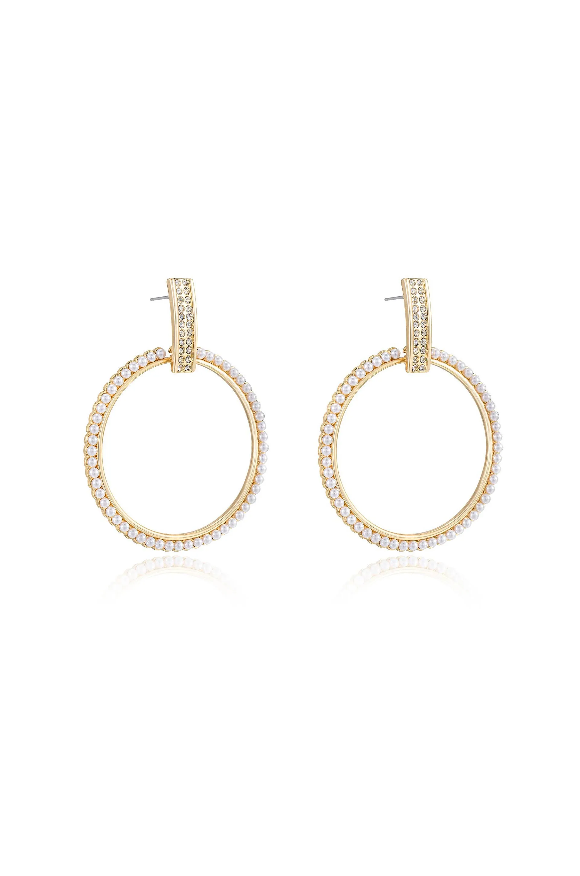 Classic Crystal Round Earrings