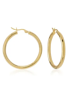 Classic Hoops Large - Gold