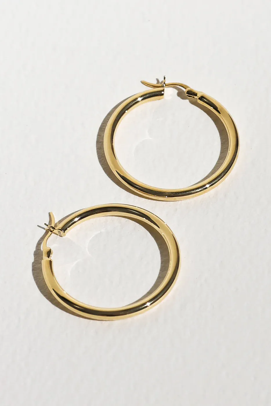 Classic Hoops Large - Gold