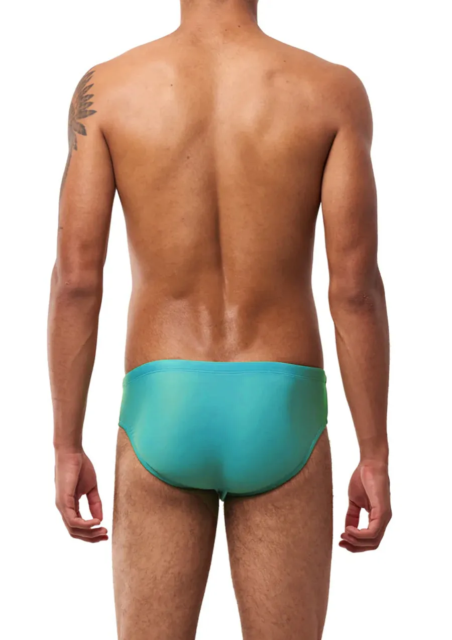 Turquoise Classic Mens Swim Brief - Stylish and Comfortable Beachwear