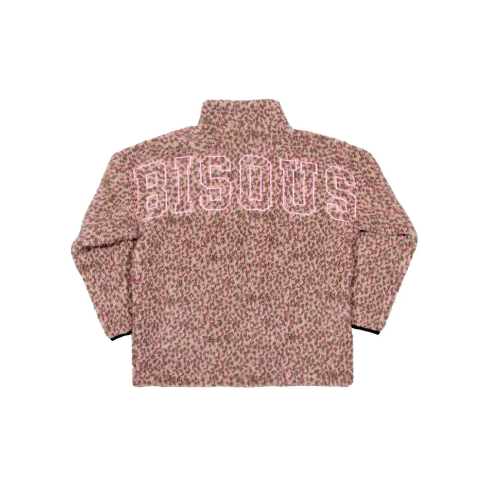 College Fleece Jacket (Leopard)