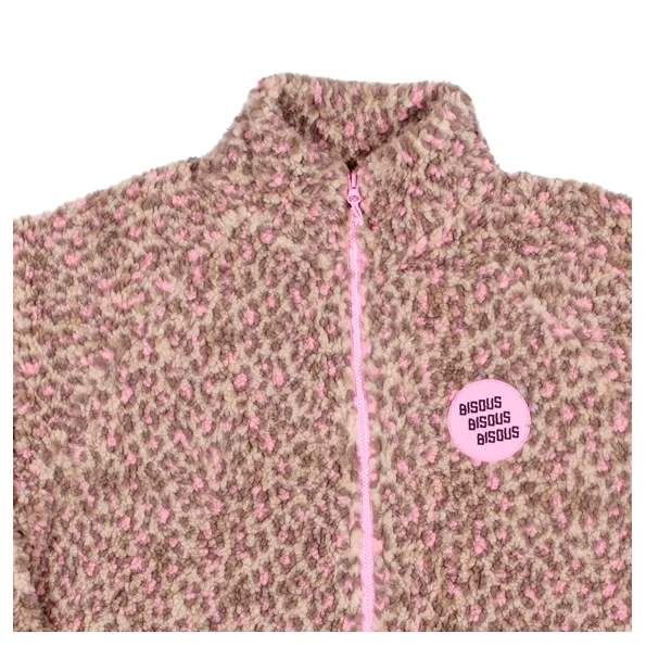 College Fleece Jacket (Leopard)