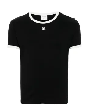 CONTRAST COTTON T-SHIRT