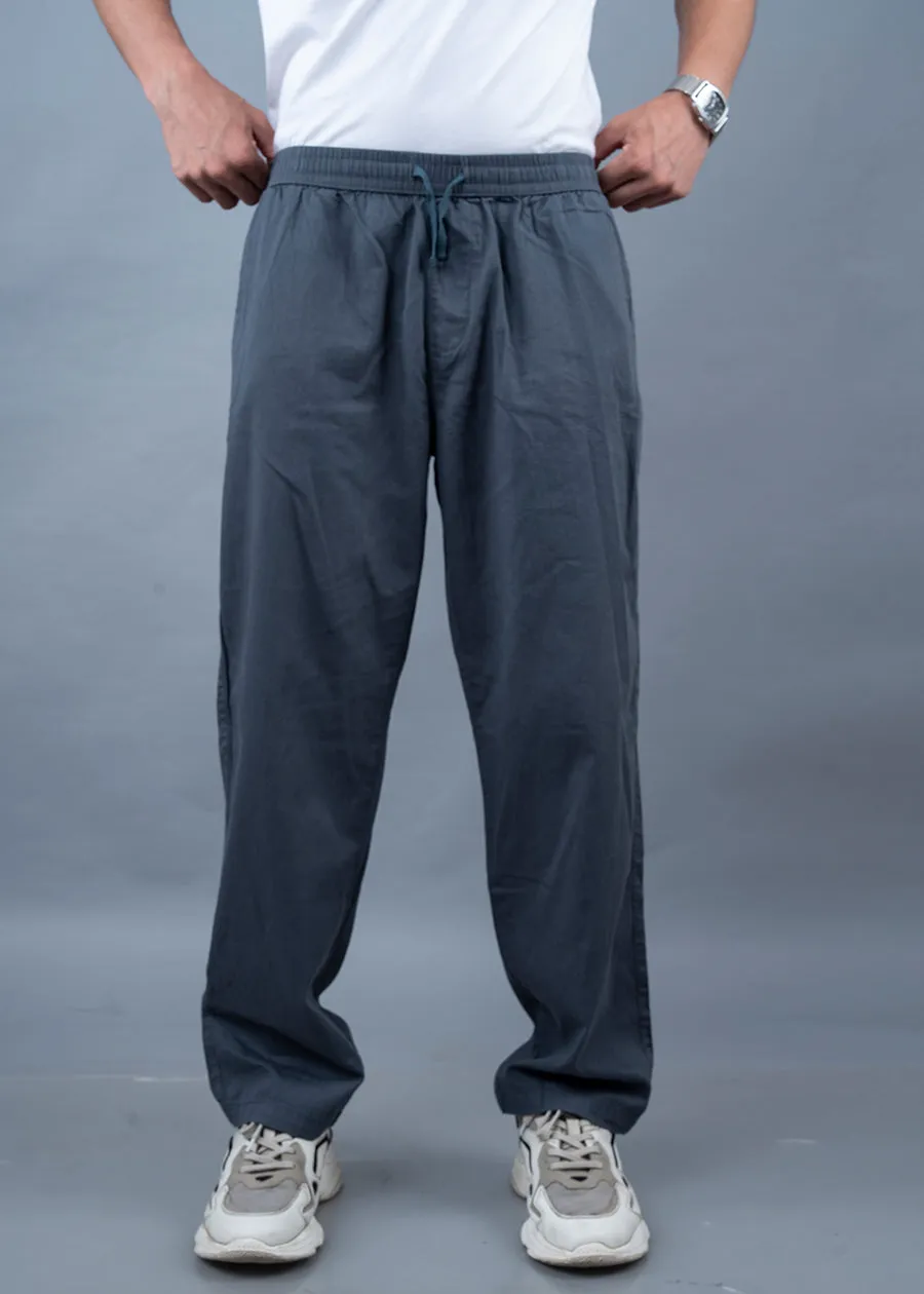 Cotton Pants For Men - Grey