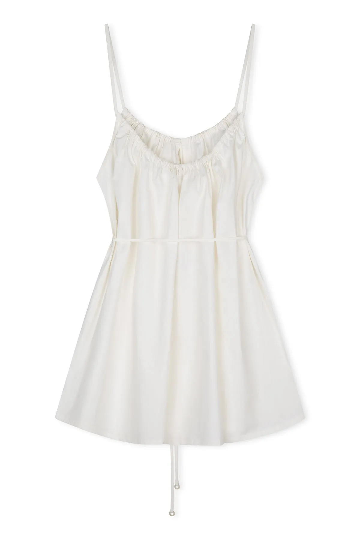 Cotton Poplin Dress - Milk